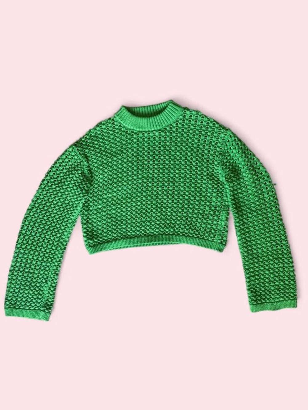 H&M Bright Green Knit Sweater